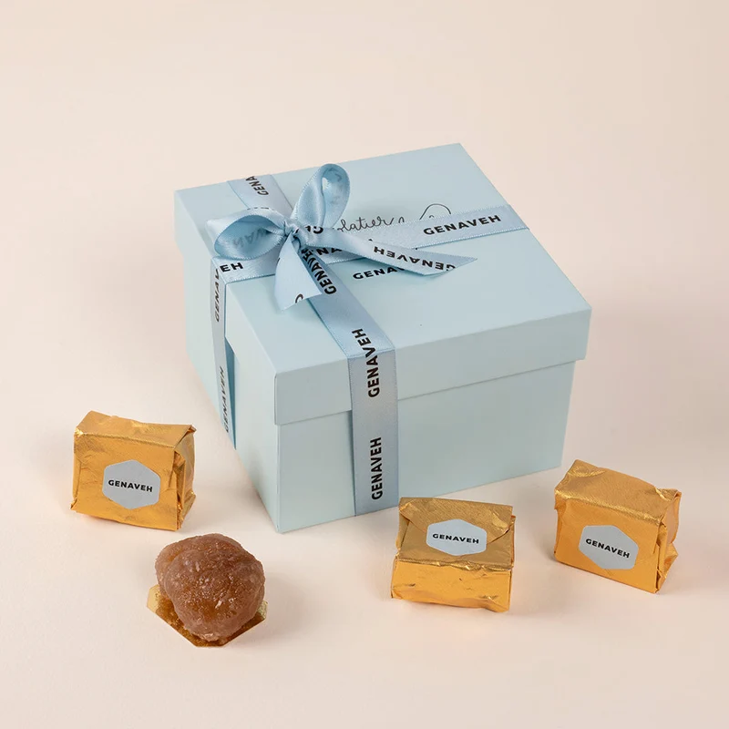 Covored fruits, candied chestnuts, Genaveh