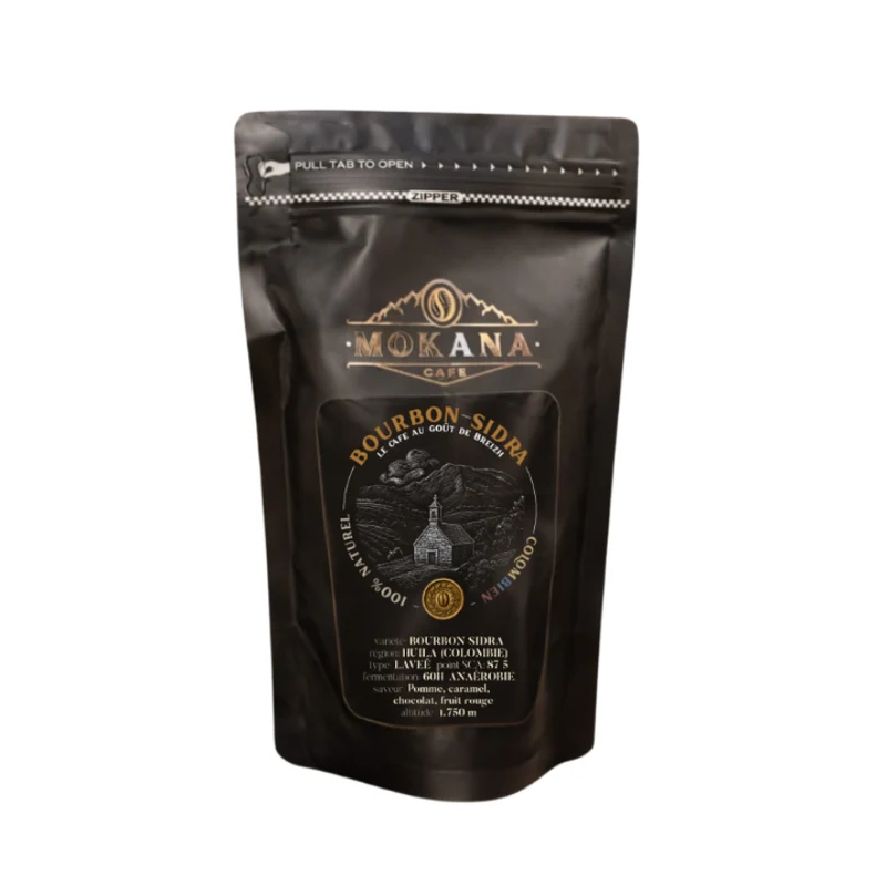 Whole bean, Bourbon Sidra, Finca Las Flores, Colombia, Mokana Café (250g)