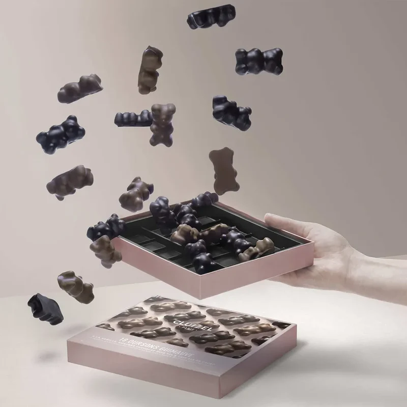 Coffret Oursons Guimauve Noir & Lait | Cluizel Paris