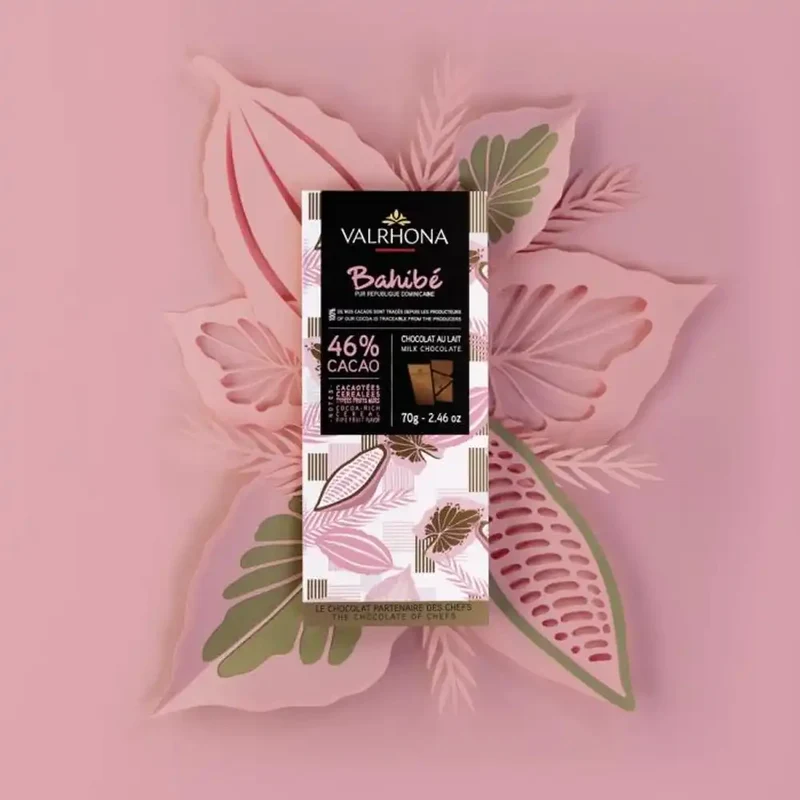 Chocolat au Lait Bahibé - 46% - 70 g | Valrhona
