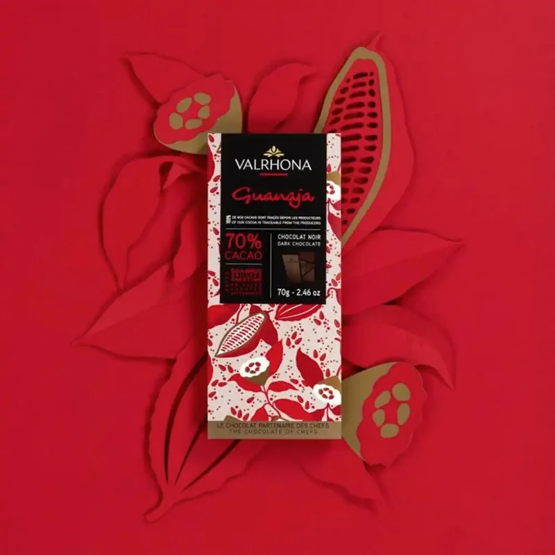 Chocolat Noir Guanaja - 70% - 70 g | Valrhona