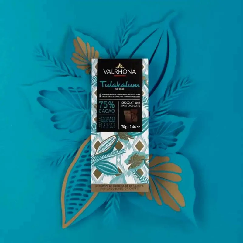 Chocolat Noir Tulakalum - 75% - 70 g | Valrhona