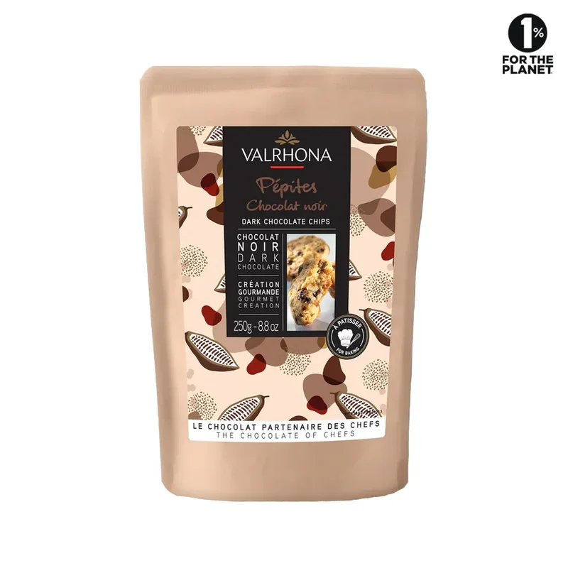 Pépites de Chocolat Noires - 52% cacao - 250 Gr | Valrhona