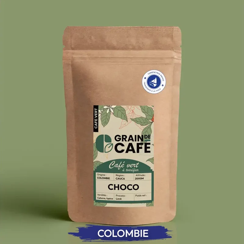 Café Vert Colombie Choco - 1 Kg | 100% Arabica