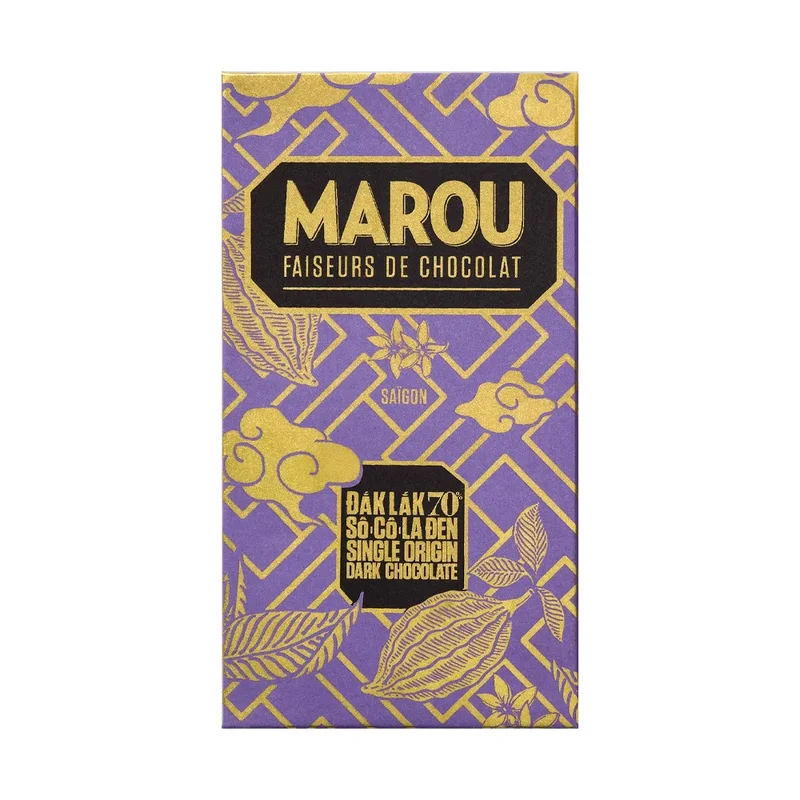 Chocolat Noir Dak Lak 70% cacao - 80 g | Marou