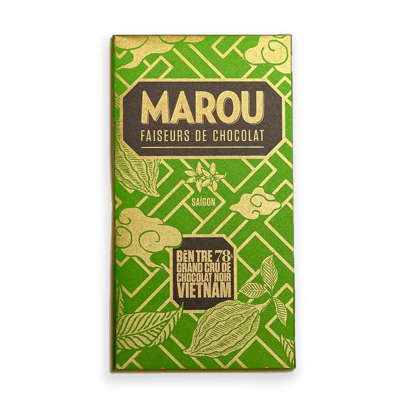 Chocolat Noir Ben Tre 78% cacao - 80 g | Marou