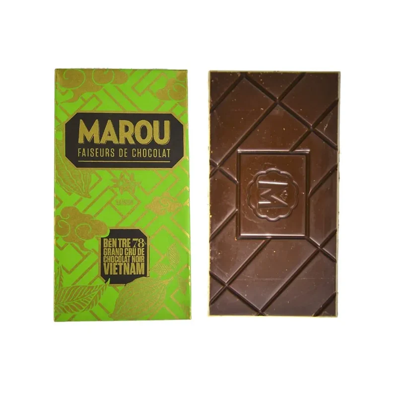Chocolat Noir Ben Tre 78% cacao - 80 g | Marou