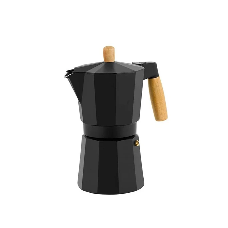 Cafetière Italienne Market Noir Mat - 9 Tasses | Bra
