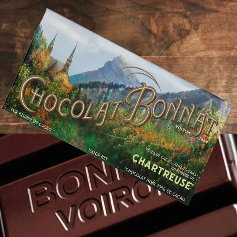 Chocolat Noir Chartreuse - 75% cacao - 100 Gr | Bonnat