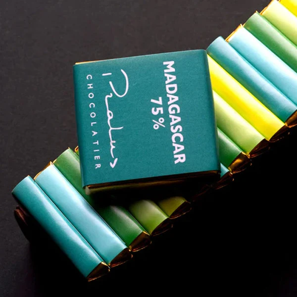 Napolitains x40 Chocolat Grands Crus Bio - 75% cacao - 200 Gr | Pralus