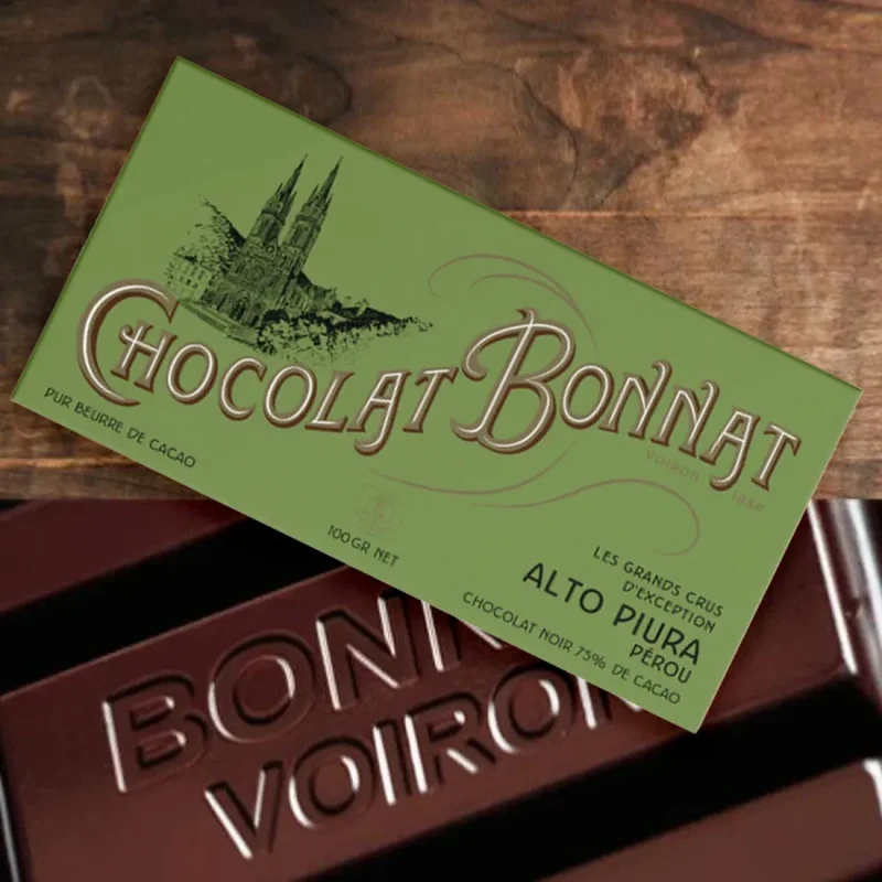 Chocolat Noir Pérou Alto Piura - 75% cacao - 100 Gr | Bonnat