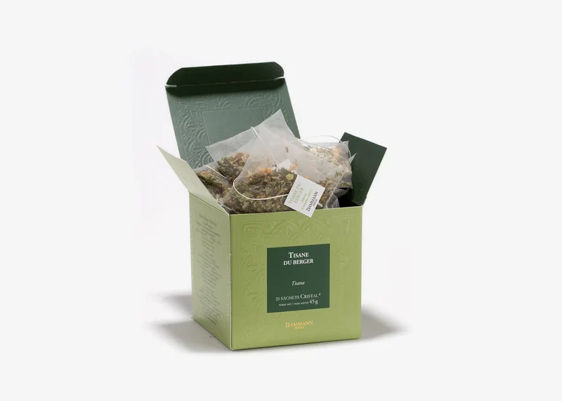 Tisane du Berger, 25 sachets Cristal - Dammann Frères