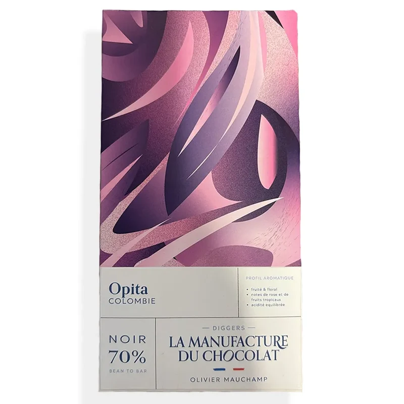 Chocolat Noir Colombie Opita - 70% cacao - 75 Gr | Diggers