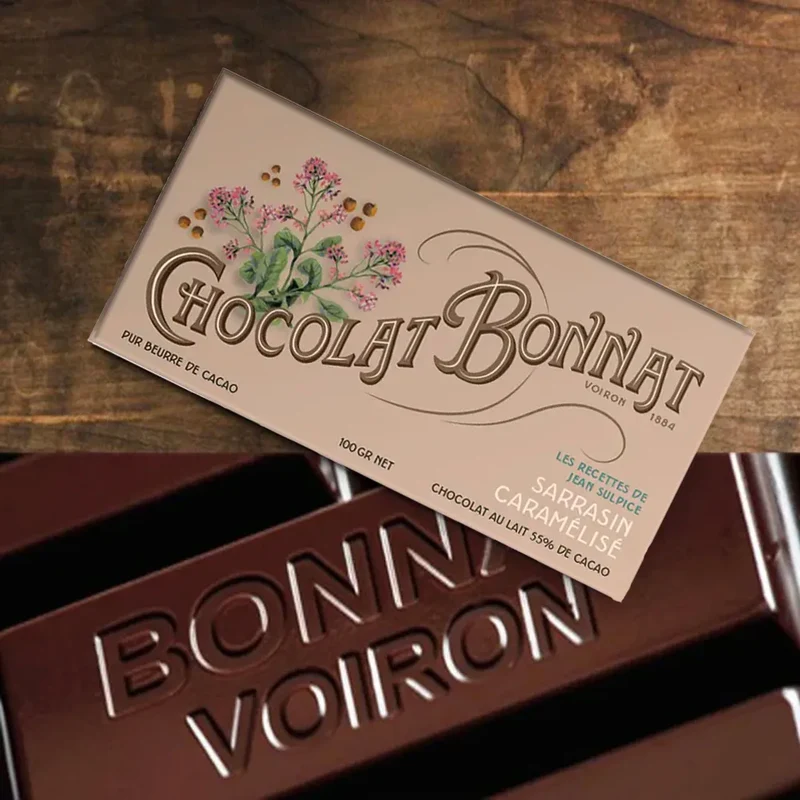 Chocolat au Lait Sarrasin Caramélisé - 55% cacao - 100 Gr | Bonnat