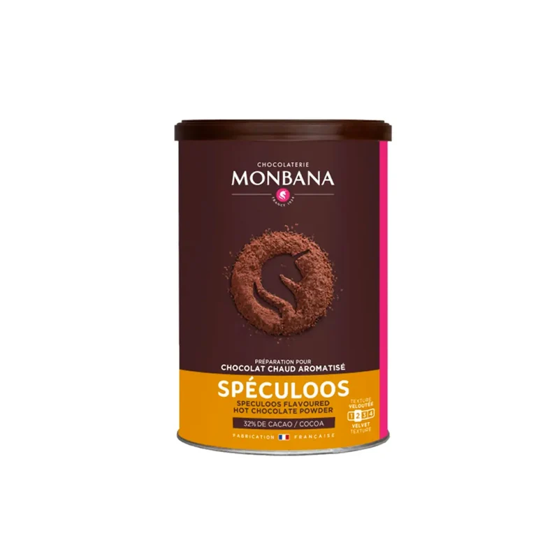 Chocolat en Poudre Arôme Spéculoos - 250 Gr | Monbana