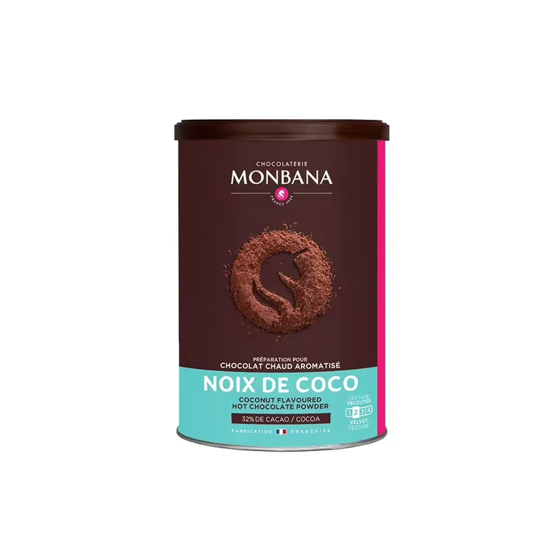 Chocolat en Poudre Arôme Noix de Coco - 250 Gr | Monbana