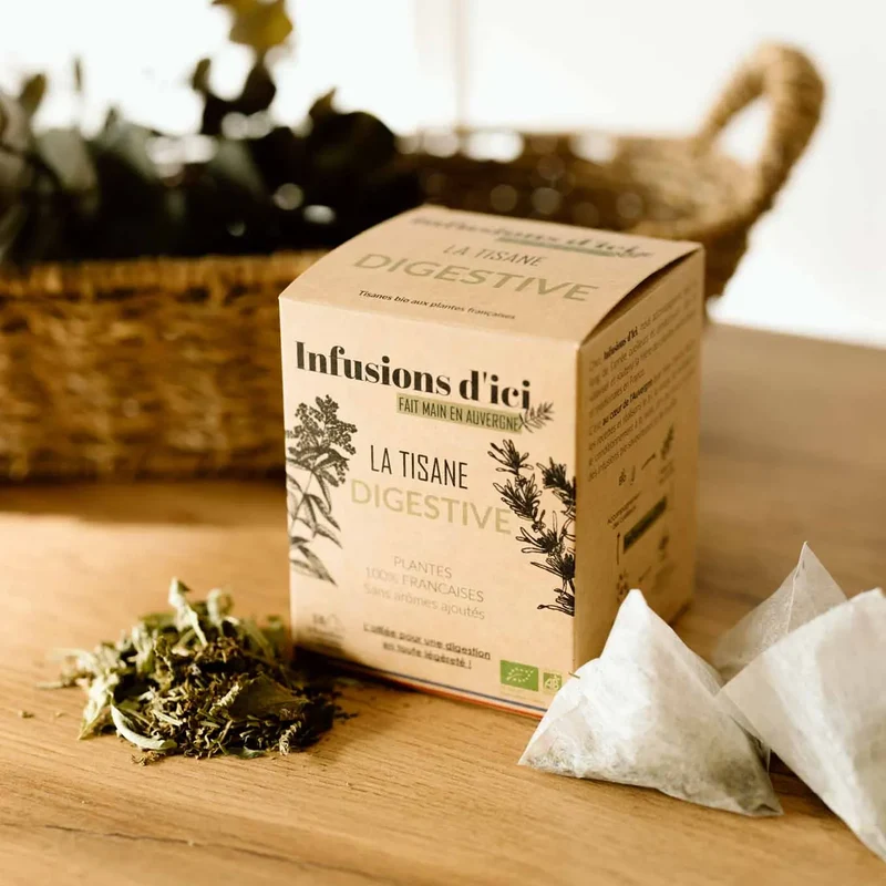 La tisane Digestive Bio - Boite 18 infusettes | Infusions d'Ici