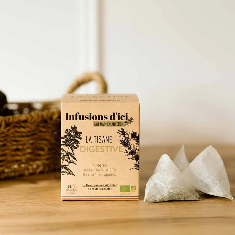 La tisane Digestive Bio - Boite 18 infusettes | Infusions d'Ici