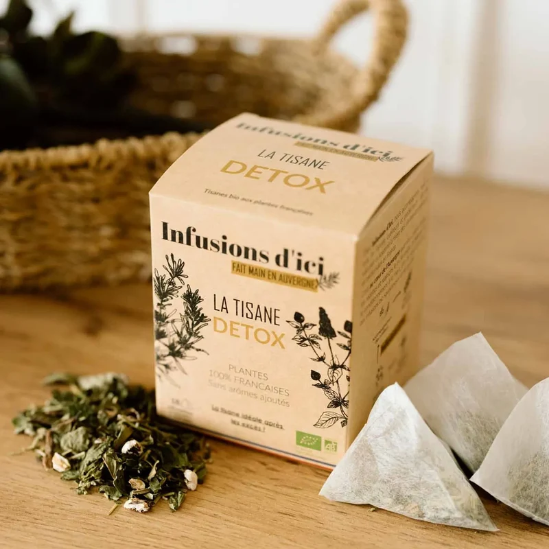 La Tisane Detox Bio - Boite 18 infusettes | Infusions d'Ici