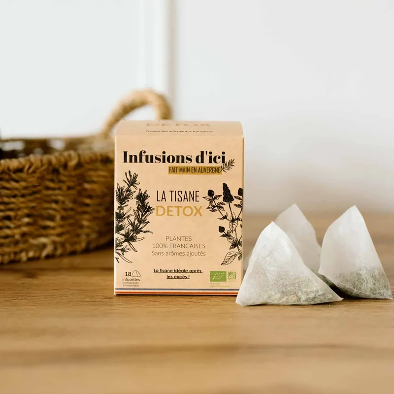 La Tisane Detox Bio - Boite 18 infusettes | Infusions d'Ici