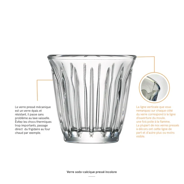 Lot de 6 tasses Zinc - La Rochère