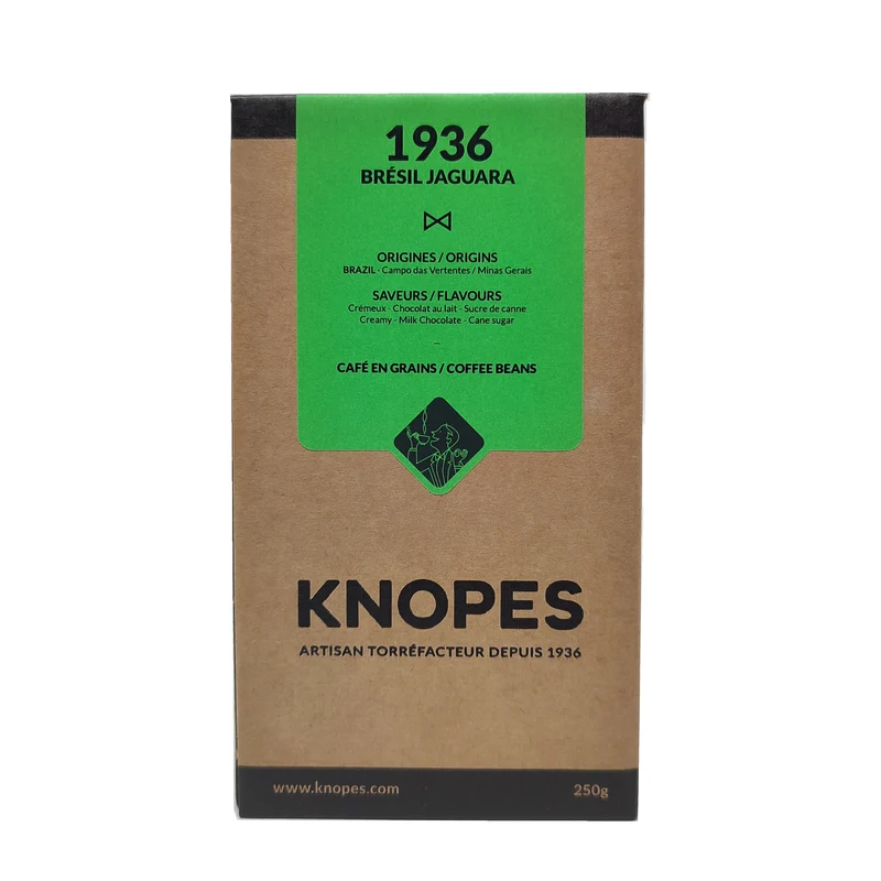 Ground coffee, 1936, Brazil, Knopes