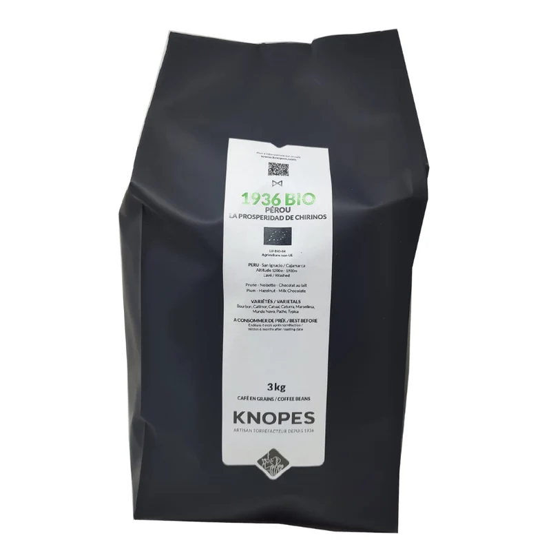 Whole bean, 1936 Organic, Peru, Knopes