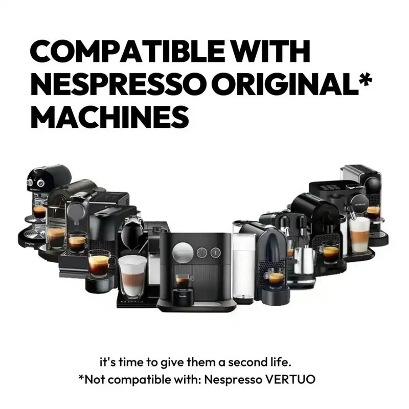 Caps'me reusable Nespresso® capsules - stainless steel for 1,000 use (3 units)