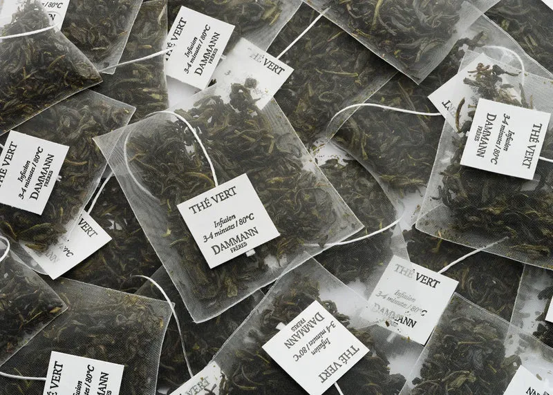 Boîte de 25 sachets cristal Thé vert Jasmin - Dammann Frères