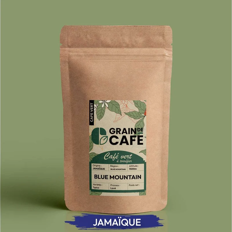 Café Vert Jamaïque Blue Mountain - 1 Kg | Graindecafe