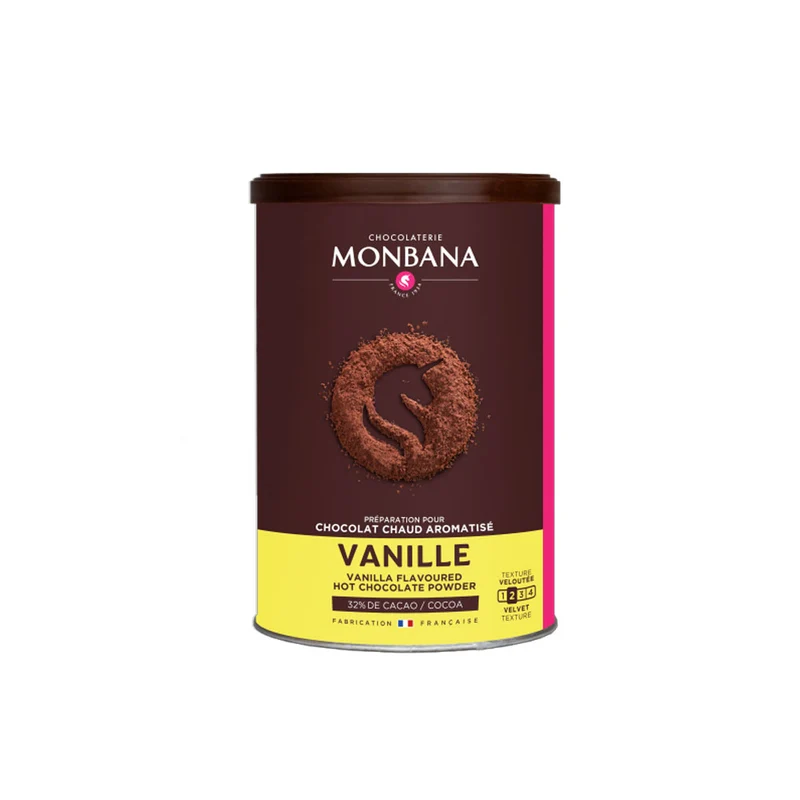 Chocolat en Poudre Arôme Vanille - 250 Gr | Monbana