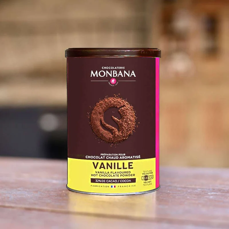 Chocolat en Poudre Arôme Vanille - 250 Gr | Monbana
