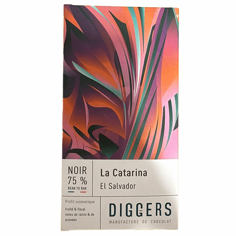 Chocolat Noir La Catarina - 75% cacao - 75 Gr | Diggers