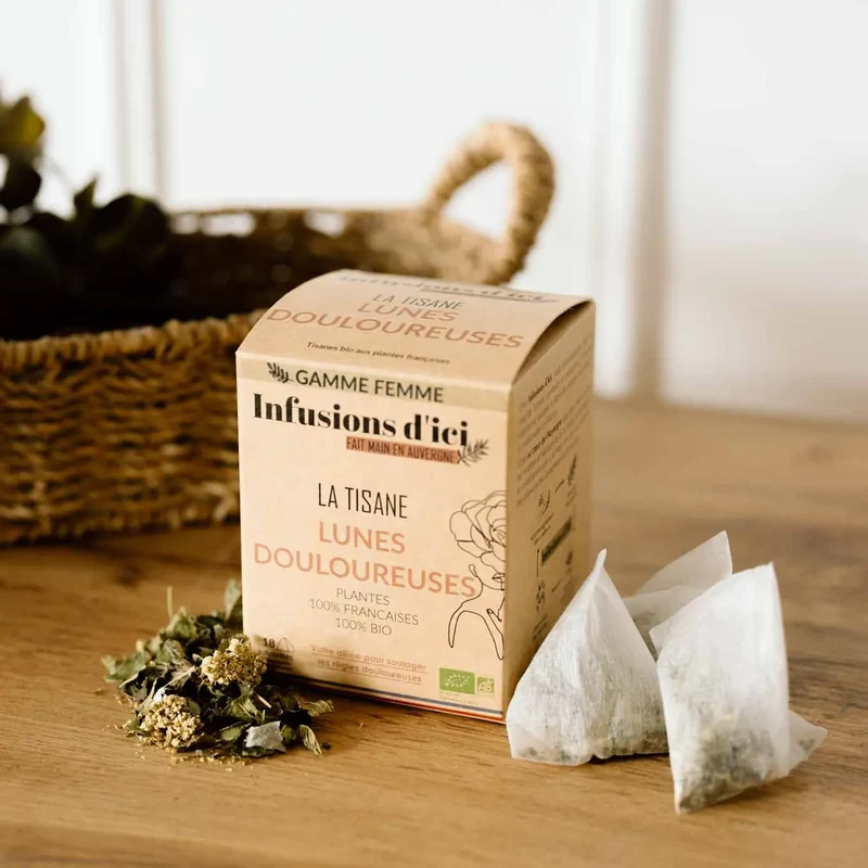 La Tisane BIO Lunes Douloureuses - 18 sachets | Infusions d'Ici