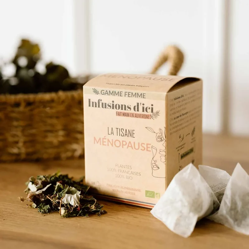 La Tisane BIO Ménopause - 18 sachets | Infusions d'Ici