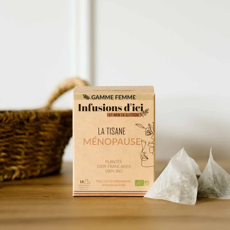 La Tisane BIO Ménopause - 18 sachets | Infusions d'Ici