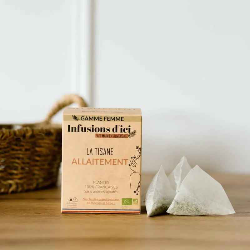 La Tisane BIO Allaitement - 18 sachets | Infusions d'Ici