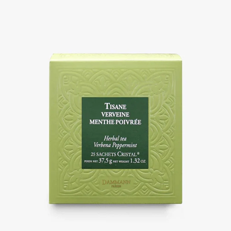 Tisane Verveine Menthe Poivrée - 25 sachets | Dammann Frères