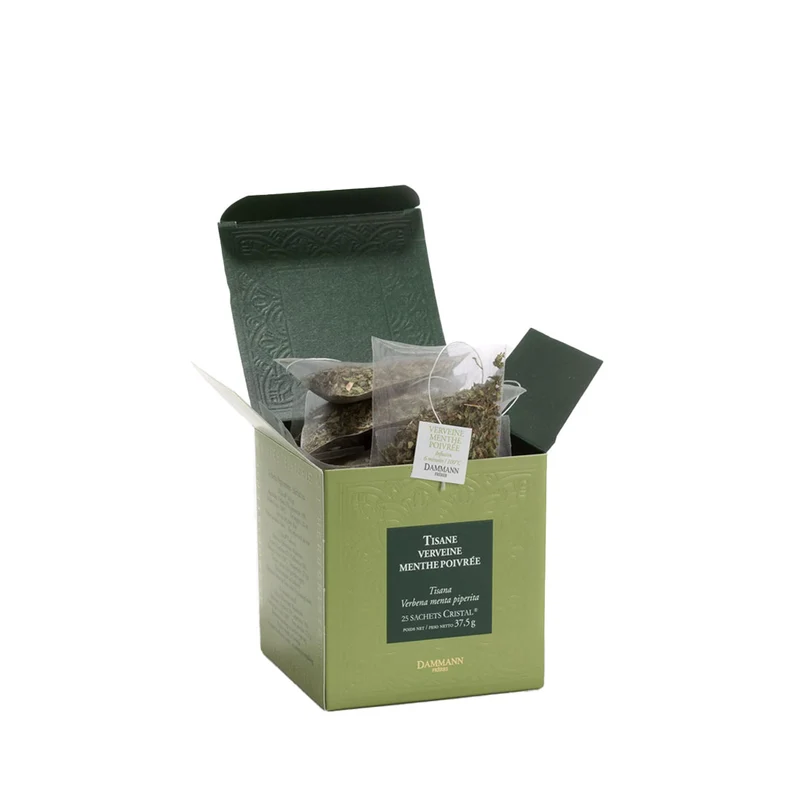 Tisane Verveine Menthe Poivrée - 25 sachets | Dammann Frères