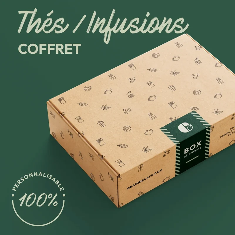 Coffret Personnalisable Thé et Infusion | Graindecafe