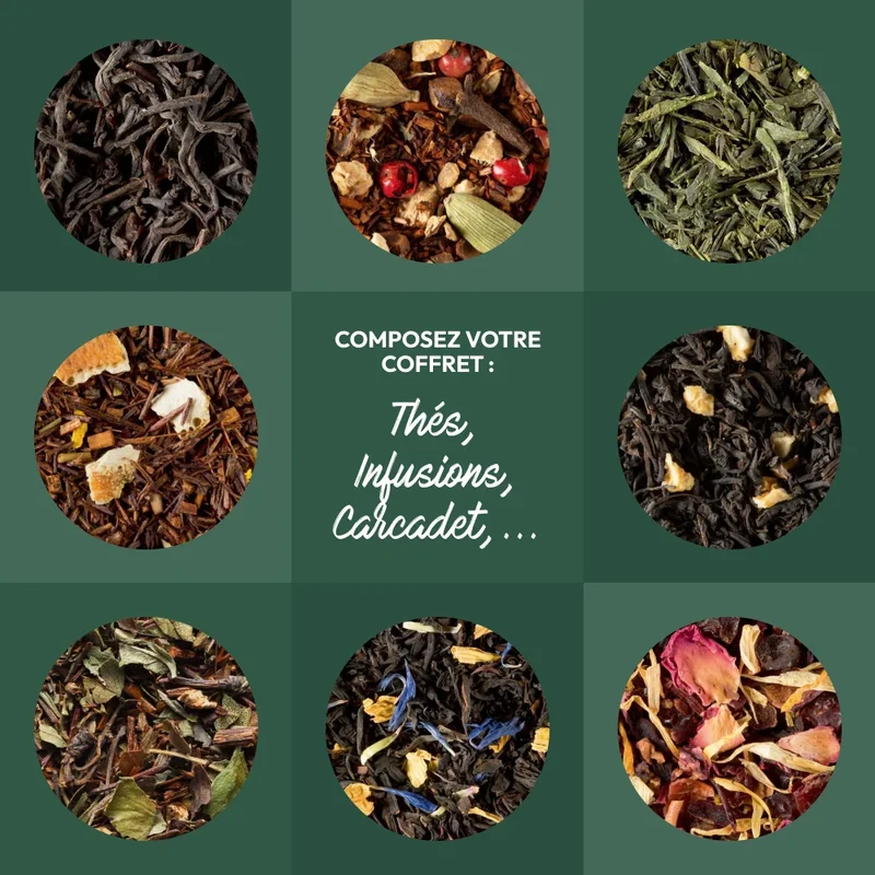 Coffret Personnalisable Thé et Infusion | Graindecafe