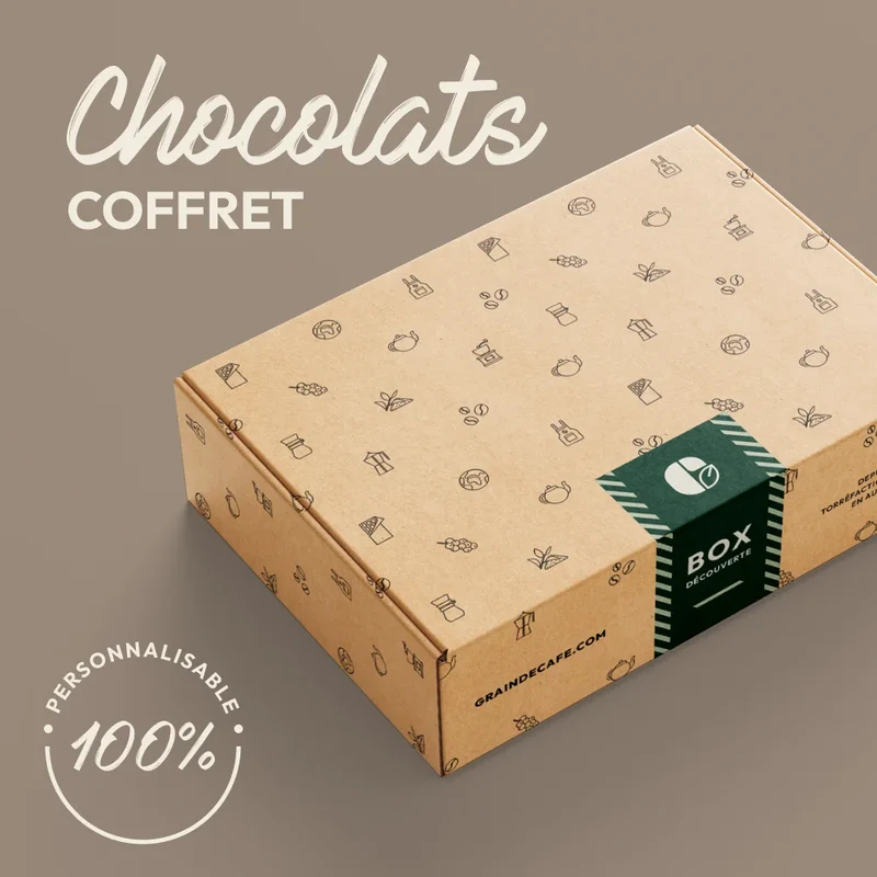 Coffret Personnalisable Chocolat | Graindecafe