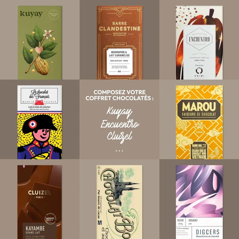 Coffret Personnalisable Chocolat | Graindecafe