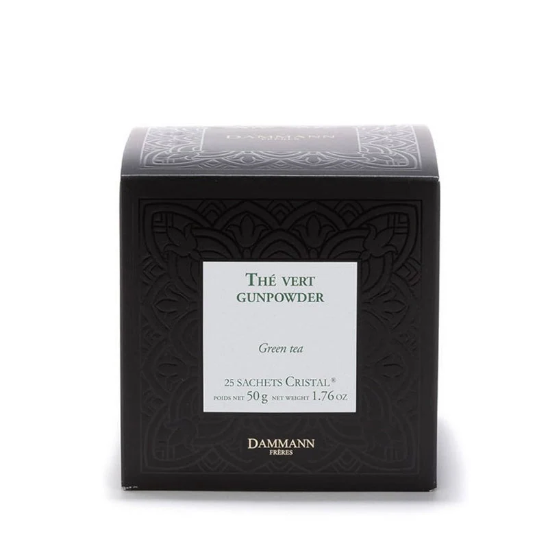 Thé Vert Chine Gunpowder - 25 sachets | Dammann Frères