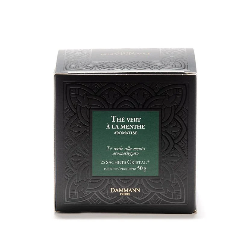 Thé Vert à La Menthe - 25 sachets | Dammann Frères