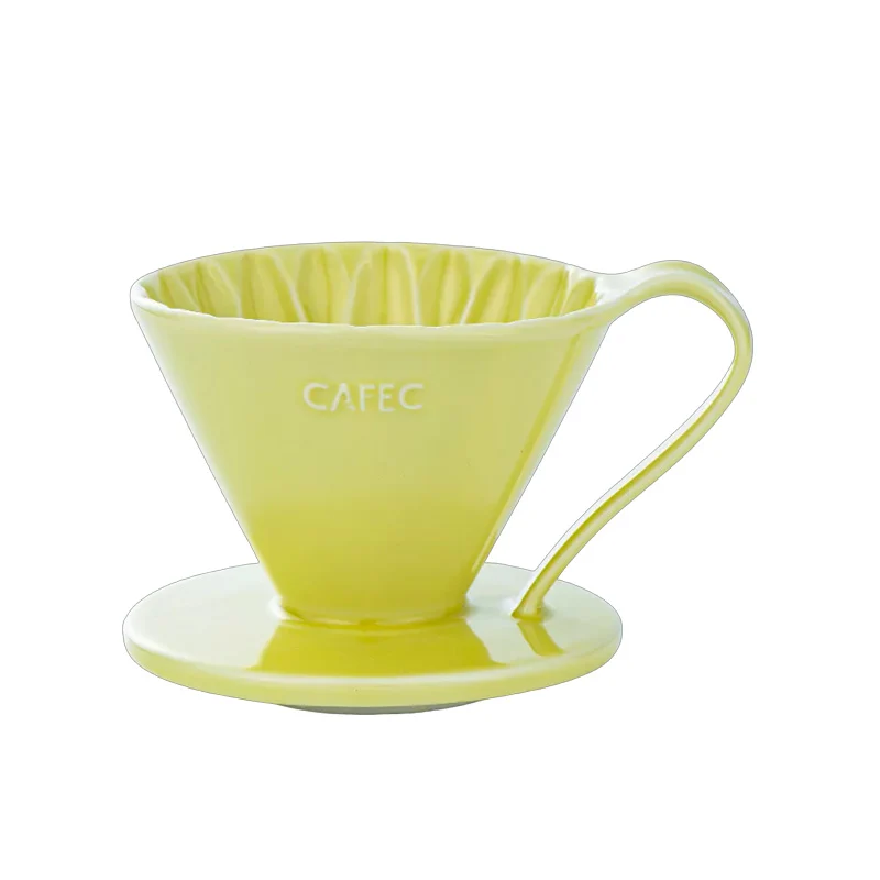 Dripper Céramique Arita Jaune - 1 Tasse | Cafec