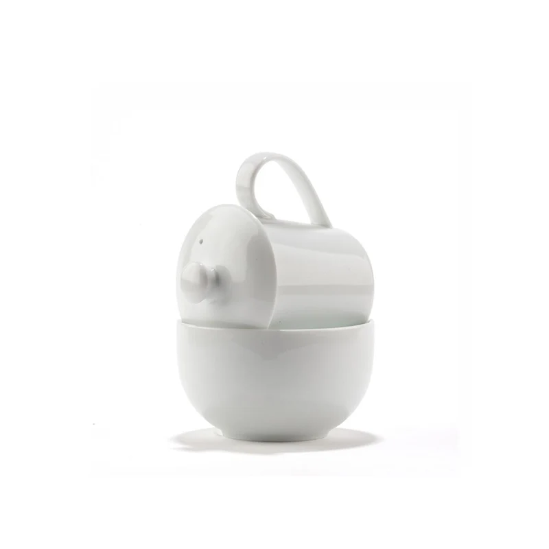 Set de Dégustation de Thé en Porcelaine Blanc | Dammann Frères