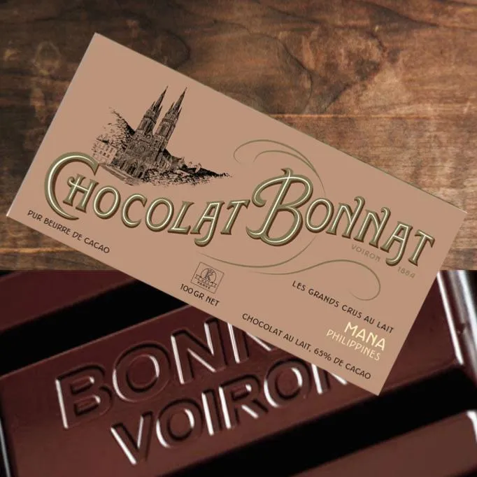 Chocolat au Lait Mana Philippines - 65% cacao - 100 Gr | Bonnat