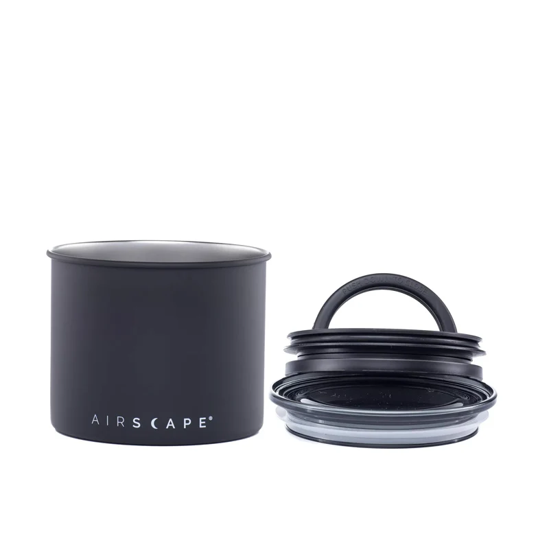 Boite Conservatrice Inox - Noir Mat - 250 Gr | Airscape