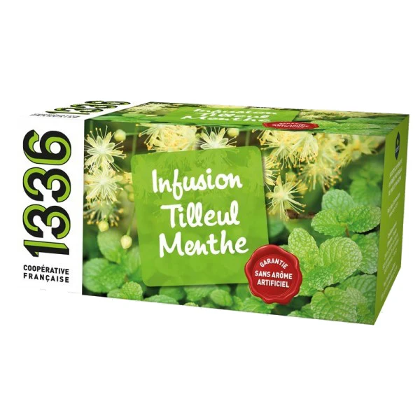 Infusion Tilleul Menthe 25 sachets | 1336